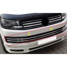 OTOTUNING53 Volkswagen T6 Transporter Ön Tampon Çıtası 6 Parça Paslanmaz Çelik (2015-2019)