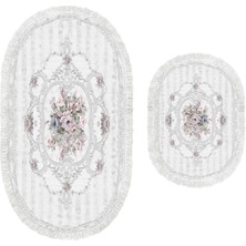 Dekoreko Dijital Saçaklı Oval Klozet Takımı 2020 Desen 1