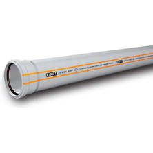 Fırat Dublex Pvc Atık Su Borusu 75/1000 (Çap:75 UZUNLUK:100 Cm)