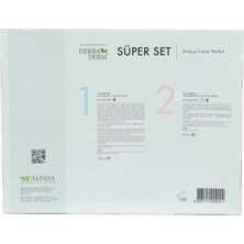 Herbaderm Süper Set Superserum Aha-Peeling 30 Ml + Saf Vitamin C 30 Ml + Makyaj Fırçası