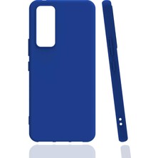Tekno Grup Vivo Y70 Kılıf Mat Esnek Biye Silikon Kılıf Kırmızı + Cam Ekran Koruyucu
