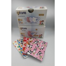 Puremax Gcare Meltblownlu Desenli Renkli Çocuk Maske - Meltblown