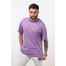 Akçaylar Oversize Penye Pamuklu Erkek T-Shirt