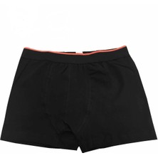 Sedef Siyah Renk Likralı Boxer