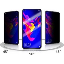 Semers Huawei Y7 Prime 2019  Tam Kaplayan Hayalet Ekran Koruyucu Cam - Siyah