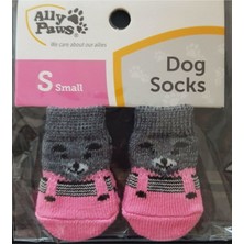 Ally Paws Kedi & Yavru Köpek Çorabı Ayıcık Desenli Small Beden