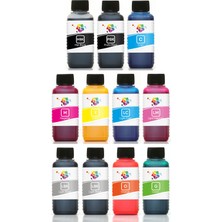 Qc Epson Ultrachrome Hdr Pigment Mürekkep 11 Renk Qc Pro Serisi 100ML Pro Set 11 Renk