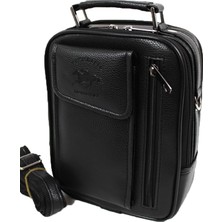 Bizoon Nps1 Suni Deri Kasalı Erkek Askılı El Çantası Küçük boy