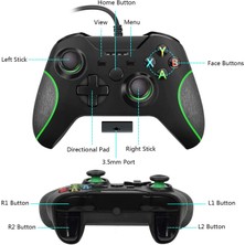 Xbox One ve Pc Için Kablolu Oyun Kolu
