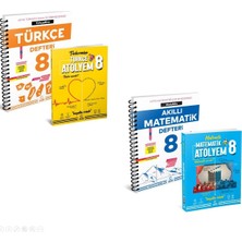 Arı Yayıncılık 8.Sınıf 4'Lü Atölye ve Defterim Seti(Türkçe-Matematik)