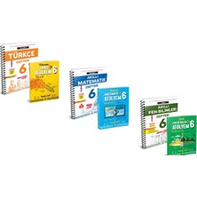 Arı Yayıncılık 6.Sınıf 6'lı Atölye ve Defterim Seti(Türkçe-Matematik-Fen)