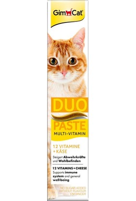 Gim Cat Gimcat Duo Paste Peynirli 12 Vitaminli Kedi Macunu 50GR