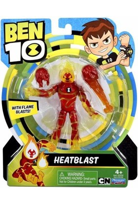 Kids Ben 10 Lisanslı Basic Heatblast Action Figure.