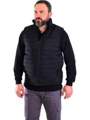 ESERIS Eser - Dar Ray Polarlı Mikro Yelek - Lacivert