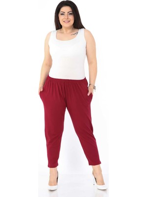 Modayız Bordo Esnek Pantolon 21C-0987