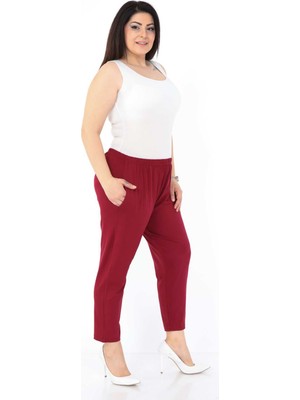 Modayız Bordo Esnek Pantolon 21C-0987