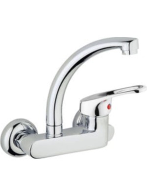 Armilla Armatür Mix Kuğu Borulu Duvardan Mutfak Bataryası Musluğu Çeşmesi