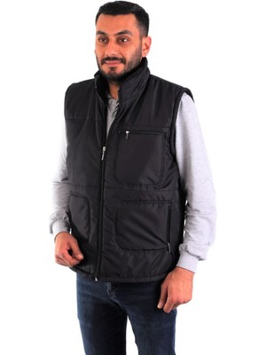 ESERIS Polarlı Mikro Yelek - Siyah