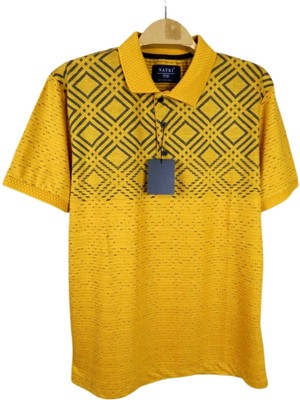 Naykı Erkek Polo Yaka Jakarlı T-Sıhırt 2062