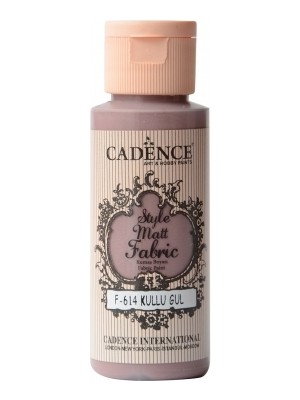 Cadence 614 Küllü Gül Kumaş Boyası 59 ml cc