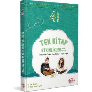 Editör Yayınları 4. Sınıf Tek Kitap Etkinlikler ve Mini Testler
