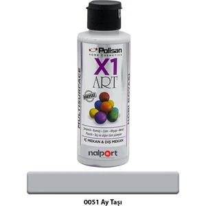 X1 Art Multisurface Hobi Boyası Ay Taşı 120 ml