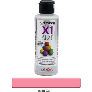 X1 Art Multisurface Hobi Boyası Gül 120 ml