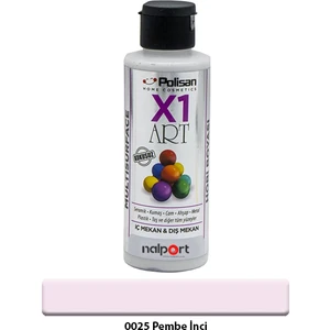 X1 Art Multisurface Hobi Boyası Pembe Inci 120 ml