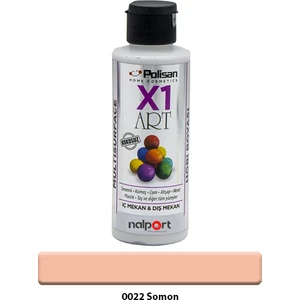 X1 Art Multisurface Hobi Boyası Somon 120 ml