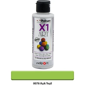 X1 Art Multisurface Hobi Boyası Açık Yeşil 120 ml