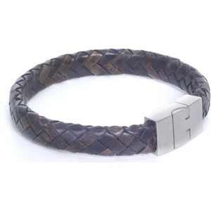 Erkek Kahverengi Deri Bileklik