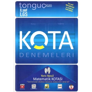 Tonguç Akademi 8. Sınıf Kota Denemeleri Matematik Kotası