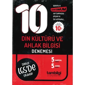 Tambilgi 8.sınıf Lgs Din Kültürü ve Ahlak 10'lu Branş Denemesi