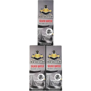Er Silver Kolloidal Gümüş Suyu 15 Ppm (3 Al 2 Öde)