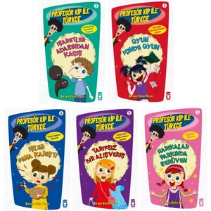 Timaş Çocuk Profesör Kip ile Türkçe 5 Kitap Set / 3-4. Sınıf Türkçe Müfredatına Uygun Öyküler