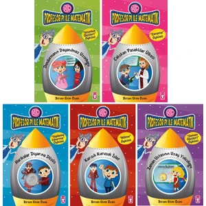 Timaş Çocuk Profesör Pi ile Matematik 5 Kitap Set / 3-4. Sınıf Matematik Müfredatına Uygun Öyküler