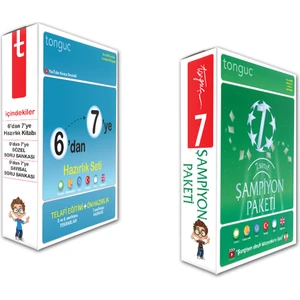 Tonguç Akademi 7. Sınıf 6 Dan 7 Ye Hazırlık Seti Şampiyon Paketi Full Set