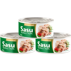 Akdeniz Usulü Ton Balığı 3X160G Bütün Dilim