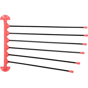 Yelpaze Kurutmalık Balkon Kurutmalığı 55 cm Pembe Siyah