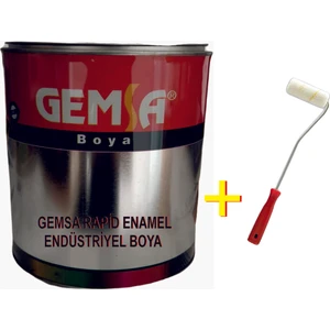Gemsa Rapid Enamel Endüstriyel Boya 2,5 kg Siyah