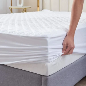 Kapitoneli Fitted %100 Pamuk Yüzey Su Sıvı Leke Geçirmez Yatak Koruyucu Alez