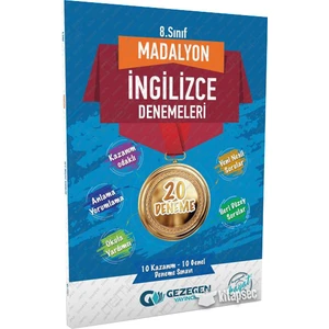 Madalyon Yayıncılık 8. Sınıf Ingilizce Madalyon 20 Deneme Gezegen Yayınları