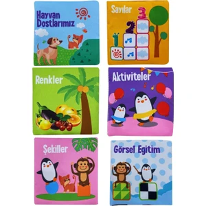 Kahraman Oyuncak Hışırtılı Bez Kitap Seti 6 Kitap