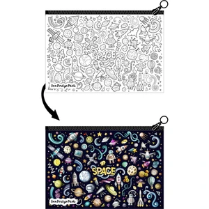 Inn Design Pack Boyanabilir Tek Gözlü Bez Kalem Kutusu 13X19 cm Space