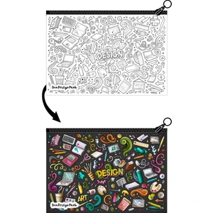 Inn Design Pack Boyanabilir Tek Gözlü Bez Kalem Kutusu 13X19 cm Design