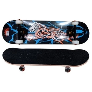 Avessa Profesyonel Zımparalı Silikon Tekerli Işıklı Kaykay 80X20 cm