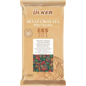 Fildişi Kuvertür Çikolata  Ekstra 301  2,5 kg