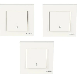 Beyaz Vavien Anahtar 3 Adet