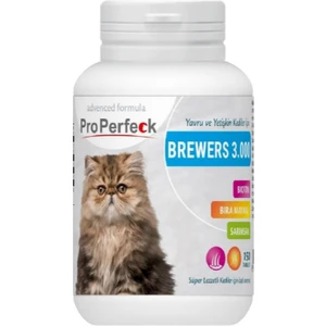 Pro Perfeck Biotin,bira Mayası,sarımsak Yavru ve Yetişkin Kediler Için Deri,tüy ve Karaciğer