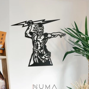 Concept Zeus Mdf Duvar Dekorasyon Lazer Kesim 47x38 Cm